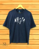 Best Trendy Dark Grey Printed Oversized T-Shirt for Men Premium