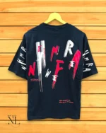 Best Trendy Dark Grey Printed Oversized T-Shirt for Men Premium