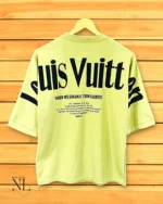 Best Premium Lite Yellow Back Print T-Shirt Oversized Fit