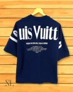 Classic Navy Blue Back Print T-Shirt Oversized Premium Fit