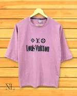 Best Premium Lite Pink Back Print T-Shirt Oversized Fit