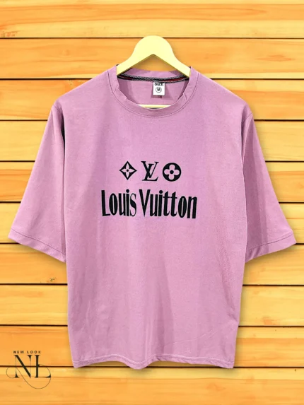 Best Premium Lite Pink Back Print T-Shirt Oversized Fit
