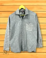 Office & Party Wear Grey Printed Shirt for Men Premium