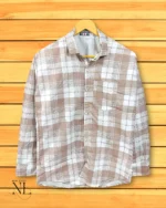 Summer Cream Checks Shirt for Men Office & Party Wear