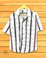 Classic Oversize Stripe Shirt for Men Streetwear Premium