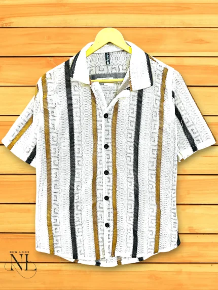 Oversize Stripe Shirt Trendy Streetwear Premium Imported