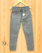 Classic Lite Grey Basic Jeans for Men Relaxed Fit & Premium