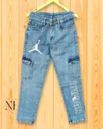 Sky Blue Denim Joggers for Men Trendy Casual Wear