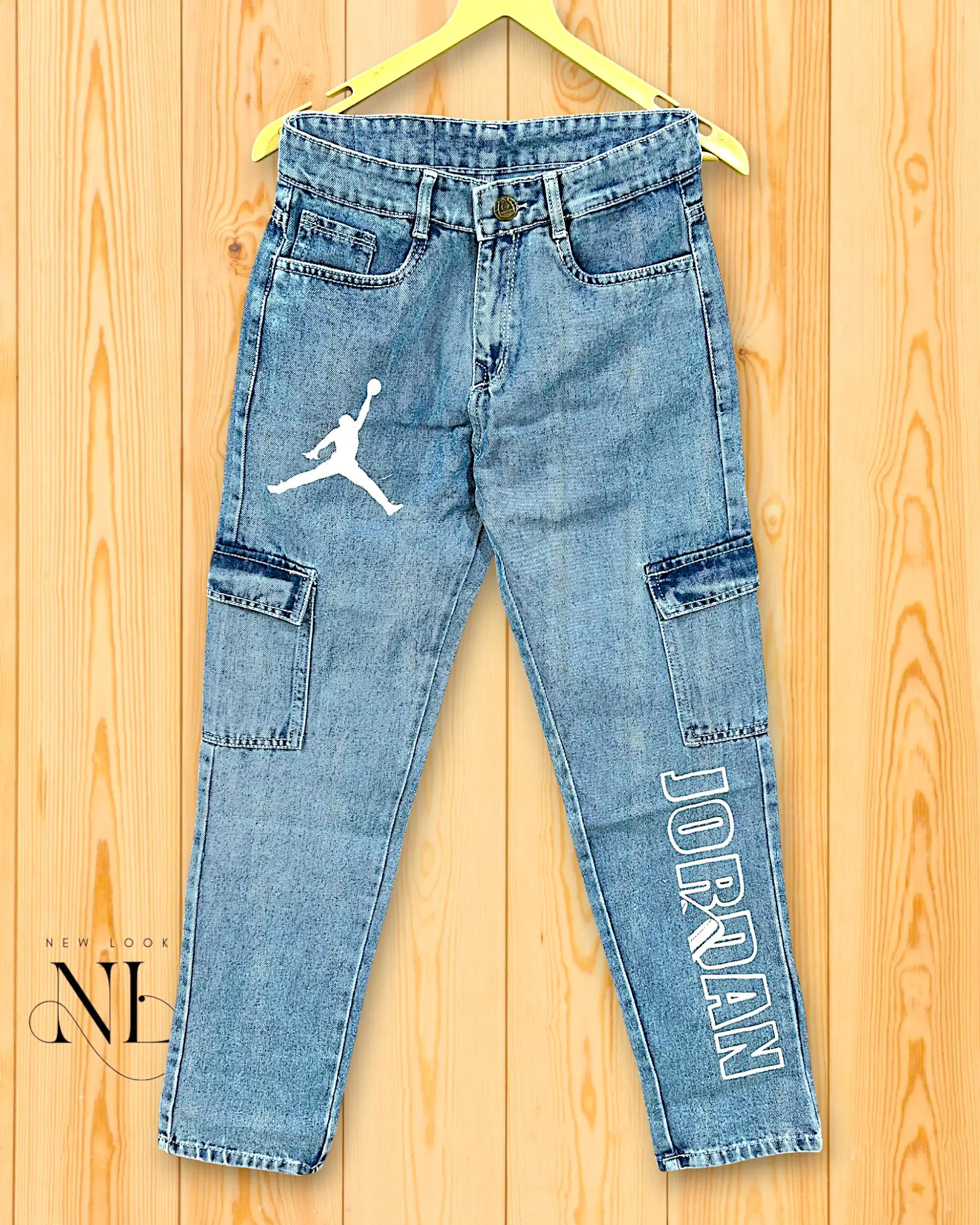 Sky Blue Denim Joggers for Men Trendy Casual Wear Sky Blue Denim Joggers for Men Trendy Casual Wear