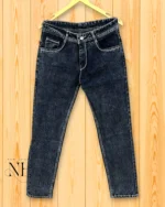 Basic Dark Grey Baggy Jeans for Men Casual Wear