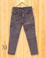 Trendy Lite Purple Denim Cargo Pants Streetwear Essential