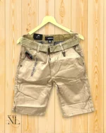 Stylish Cream Denim Shorts for Men Trendy Summer Look