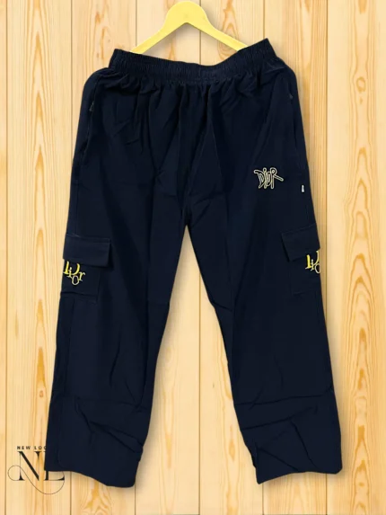 Stylish Parachute Navy Blue Trackpant Premium Quality