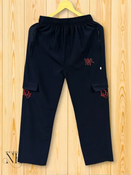 Stylish Navy Blue Parachute Trackpant Premium Quality