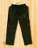 Stylish Dark Green Parachute Trackpant Cargo Premium Quality