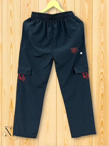 Stylish Dark Blue Parachute Trackpant Premium Quality