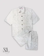 Trendy Printed Cord Set for Men Modern Matching