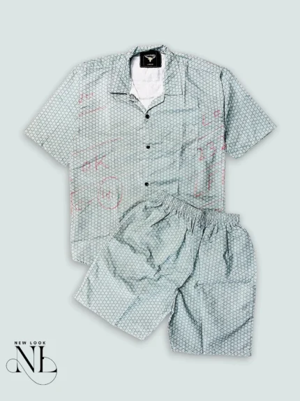 Classic Printed Cord Set 2 for Men Modern Matching