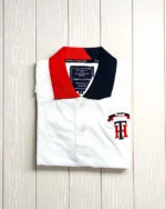 Plain White Polo Half T-Shirt for Men Classic