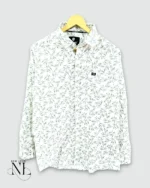 Trendy Green Printed Shirt for Men Premium