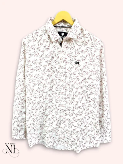 Trendy Pink Printed Shirt for Men Premium