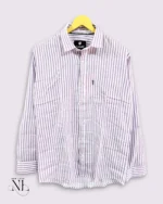 Trendy Pink Stripe Shirt for Men Premium