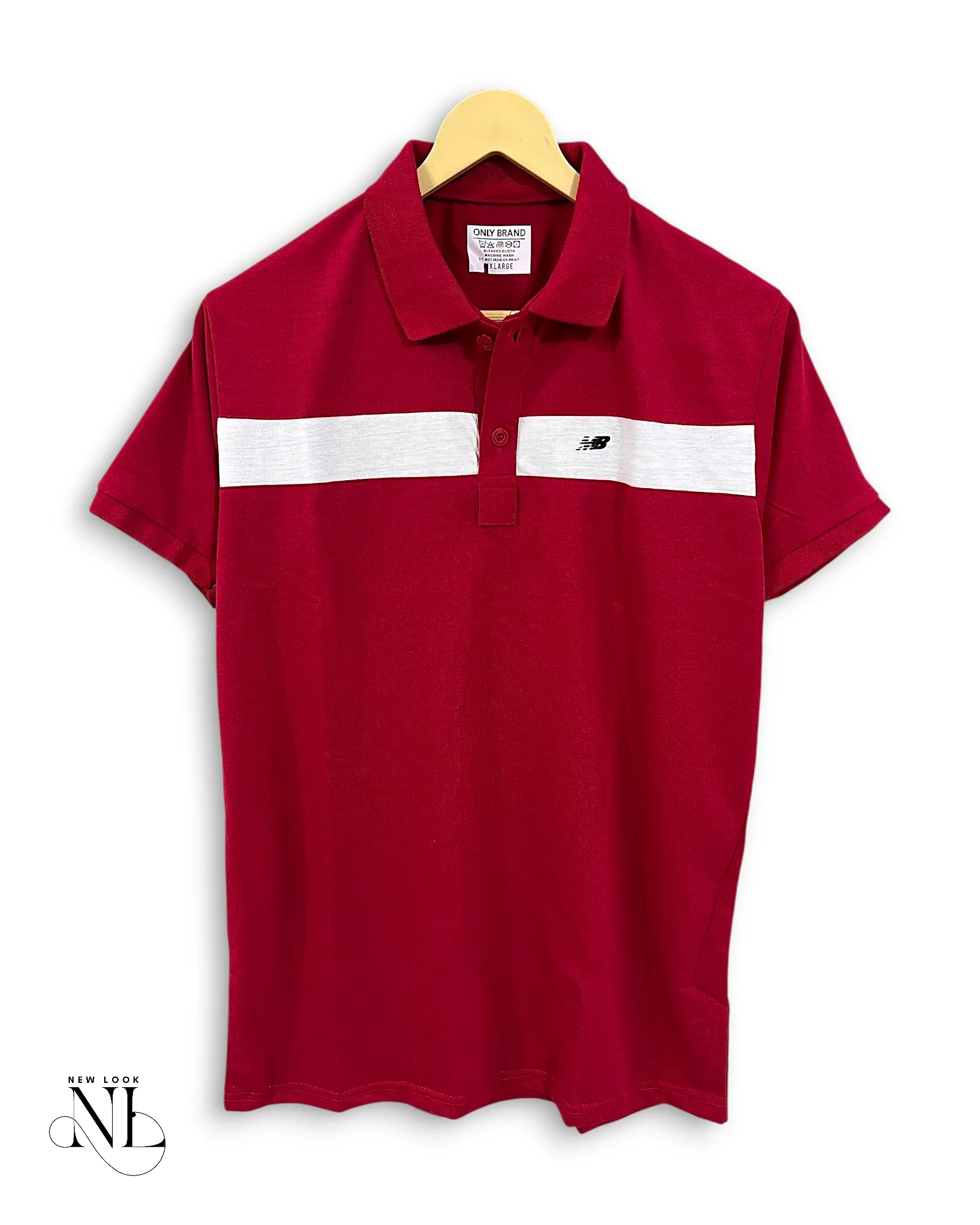 Plain Maroon Half Sleeve Polo T-Shirt for Men Plain Maroon Half Sleeve Polo T-Shirt for Men