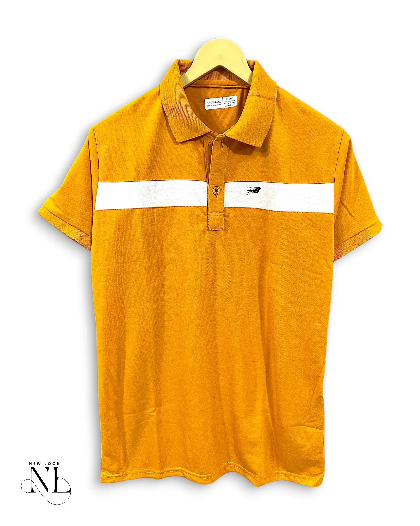 Plain Orange Half Sleeve Polo T-Shirt for Men Plain Orange Half Sleeve Polo T-Shirt for Men