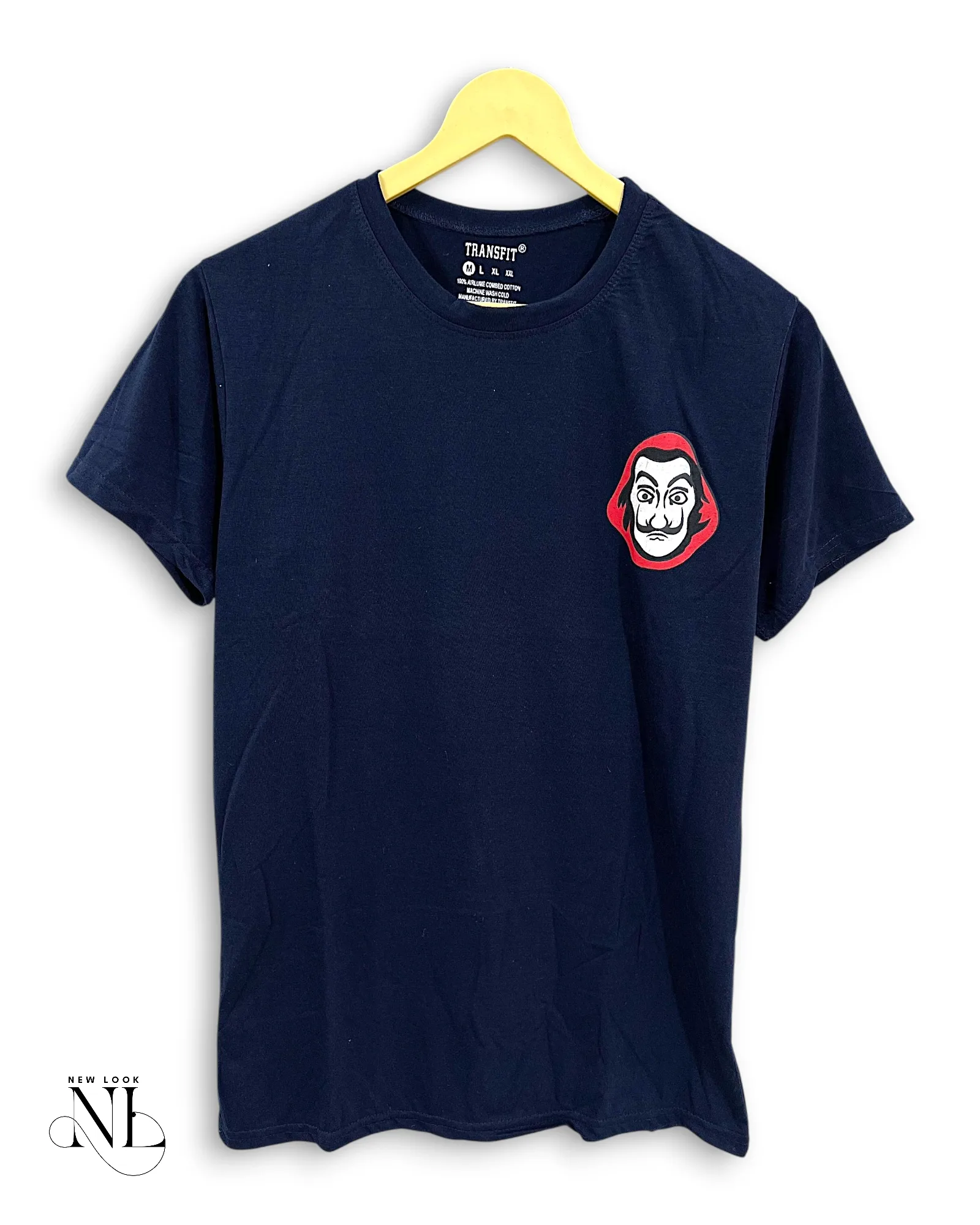 Navy Blue Printed Oversize Tshirt for Men Graphic Navy Blue Printed Oversize Tshirt for Men Graphic