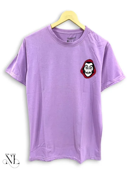 Best Stylish Purple Printed Oversized T-Shirt For Men