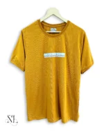 Plain Orange Popcorn Half Tshirt for Men