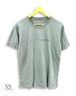 Lite Grey Plain Half T-Shirt for Men