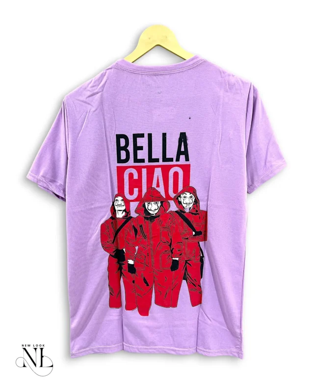 Best Stylish Purple Printed Oversized T-Shirt For Men