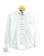Trendy White Stripe Shirt for Men Premium