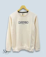 Best Trendy Cream Back Print Full T-Shirt for Men