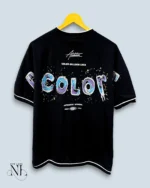 Best Black Oversized T-Shirt with Back Print