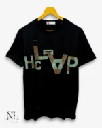 Men's Black Printed Half Sleeve T-Shirt Graphic Designs