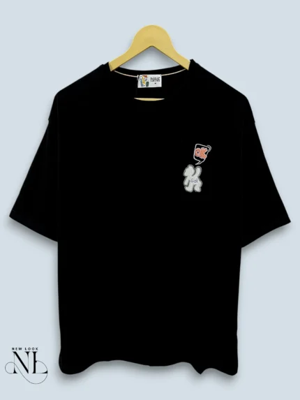 Black Back Print Oversize Tshirt For Men Best Quality