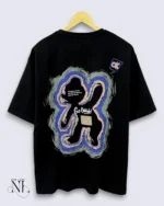 Black Back Print Oversize Tshirt For Men Best Quality