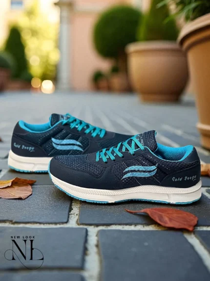 Navy Blue Casual Shoes for Men Premium Stitched