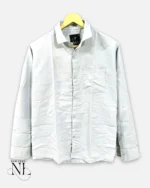 Classic Plain Lite Grey Formal Shirt for Men Premium