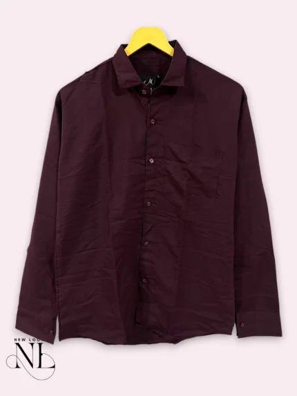 Classic Purple Formal Shirt for Men Stand Out Style