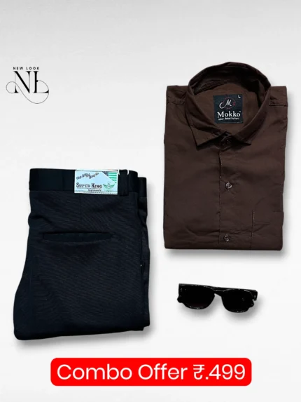 Official Formal Pant & Plain Shirt With Combo & Corporate Wear