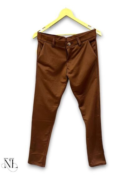 Classic Lite Brown Formal Pants for Men & Wedding Wear
