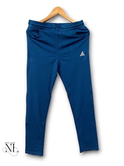 Trendy Royal Blue Lycra Track Pant Lover & Stretchable