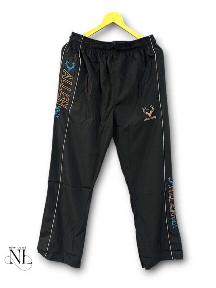 Best Trendy Black Parachute Baggy Lover Pants Street Style