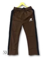 Classic Dark Brown Parachute Baggy Trackpant for Men