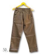 Lite Brown Linen Formal Pants for Men Tone Office