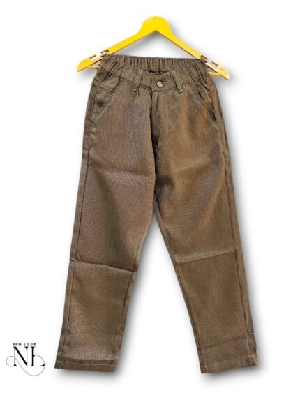 Lite Brown Linen Formal Pants for Men Tone Office
