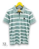 Trendy Lite Green Polo Half T-Shirt for Men Casual Wear